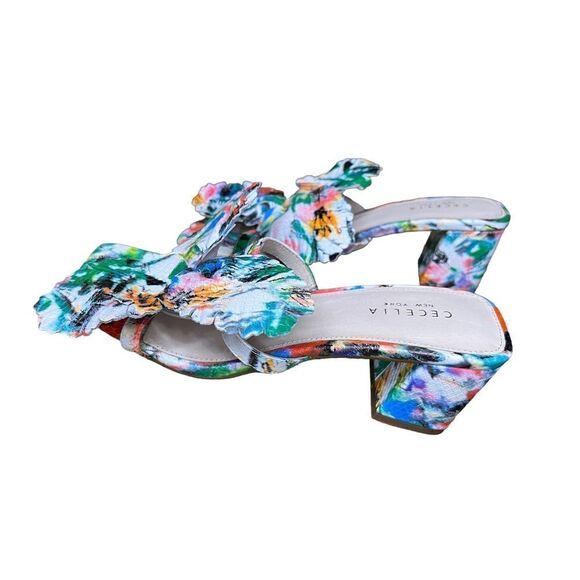Cecelia New York Happy Multi Flower Sandal NWOB Size 8 1/2 - Picture 8 of 12
